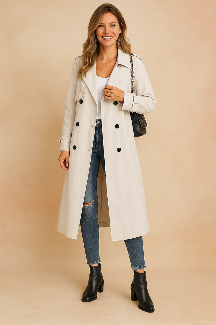 Pauline Chevallier | Double-Breasted Trench Coat - Image 5