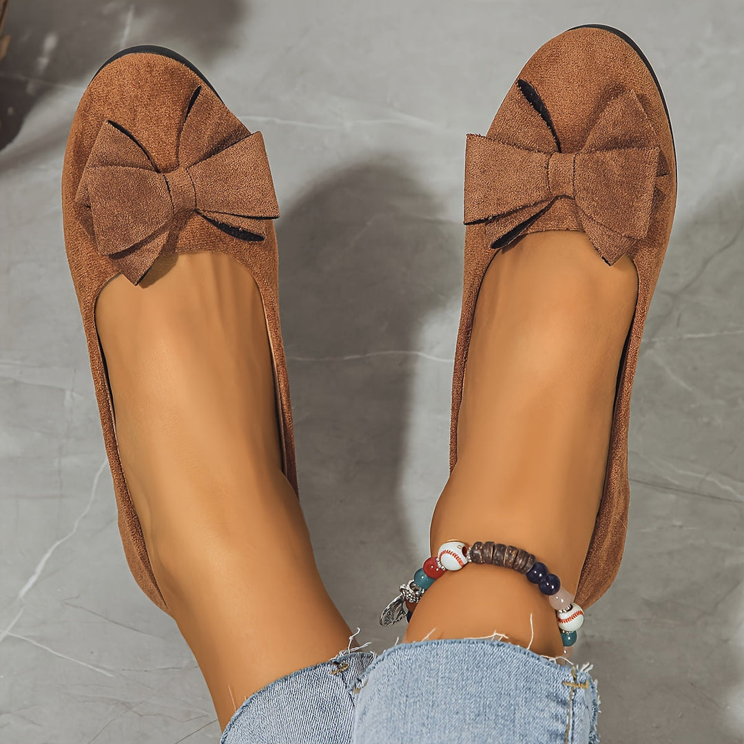 Perrine Aubuchon | Bow Detail Wedge Ballet Flats - Image 17