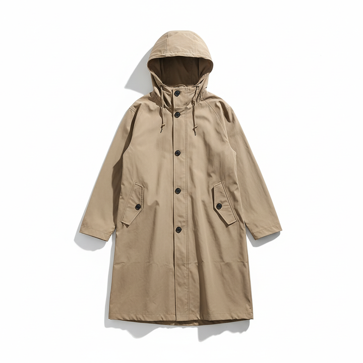 Perrine Auclair | Longline Hooded Rain Jacket - Image 7