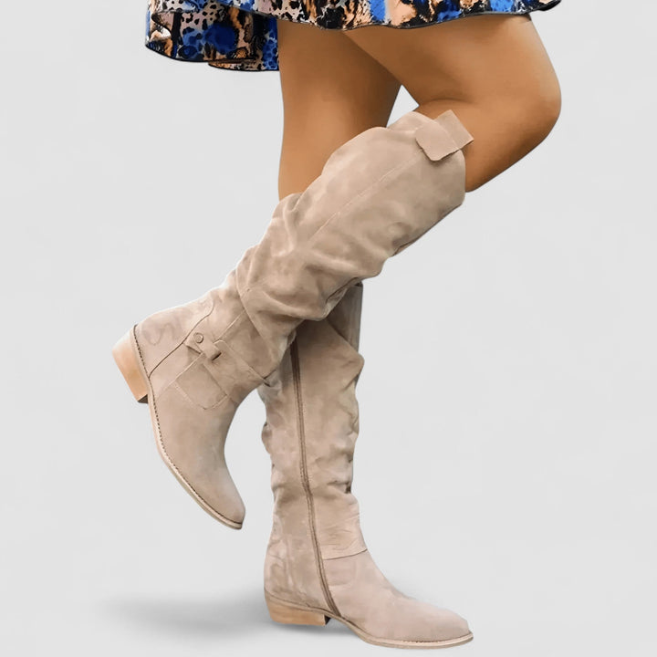 Priscille Vantour | Orthopedic Slouchy Knee-High Boots - Image 1