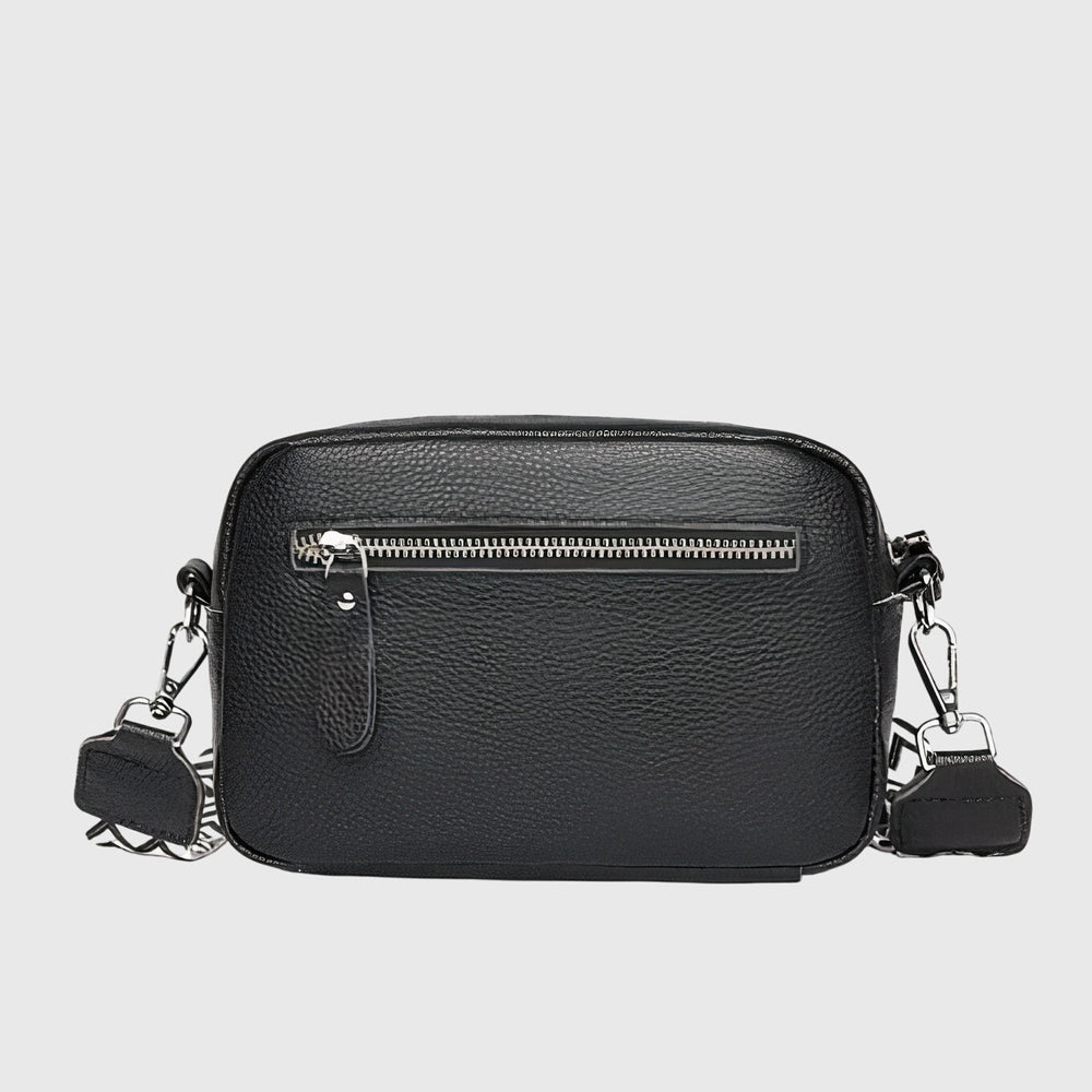 Roseline Castagne | Crossbody Camera Bag with Woven Strap - Image 2