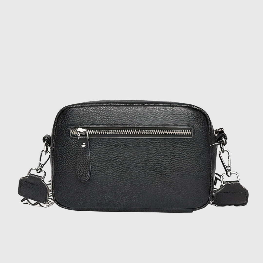 Roseline Castagne | Crossbody Camera Bag with Woven Strap - Image 2