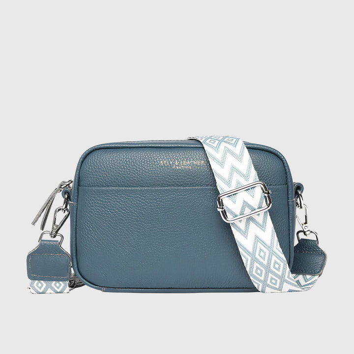 Roseline Castagne | Crossbody Camera Bag with Woven Strap - Image 4