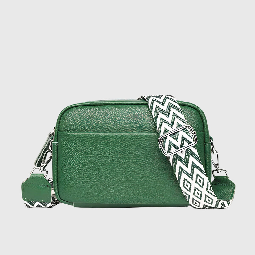 Roseline Castagne | Crossbody Camera Bag with Woven Strap - Image 6
