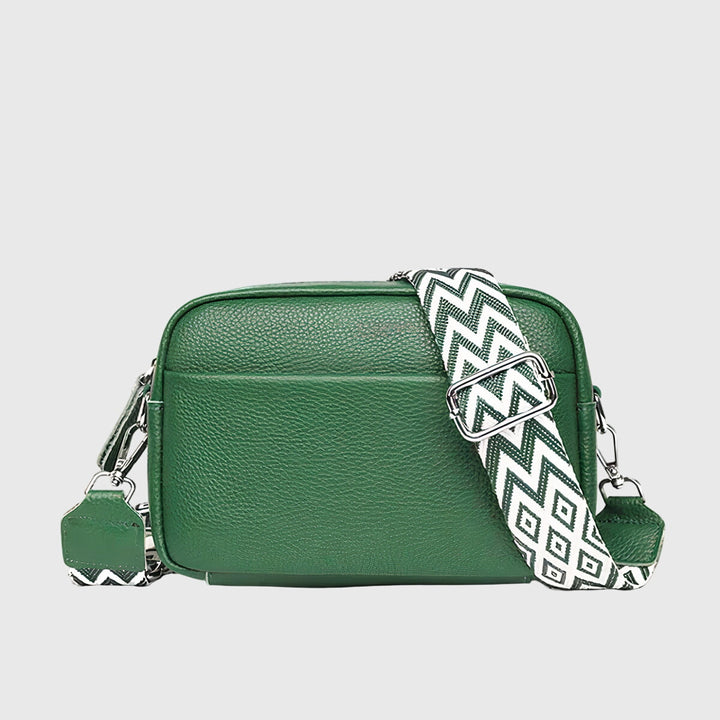 Roseline Castagne | Crossbody Camera Bag with Woven Strap - Image 6