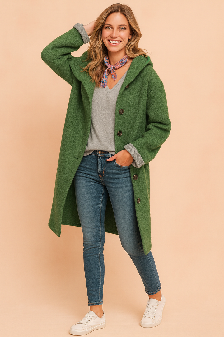 Severine Aubert | Hooded Wool Coat - Image 1