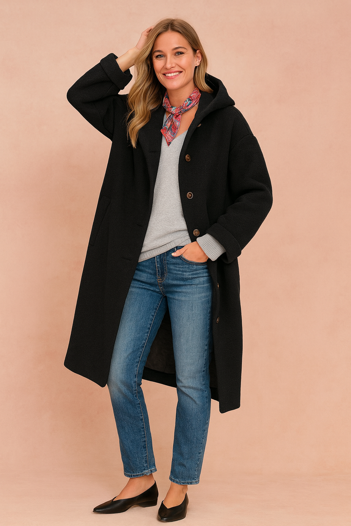 Severine Aubert | Hooded Wool Coat - Image 3