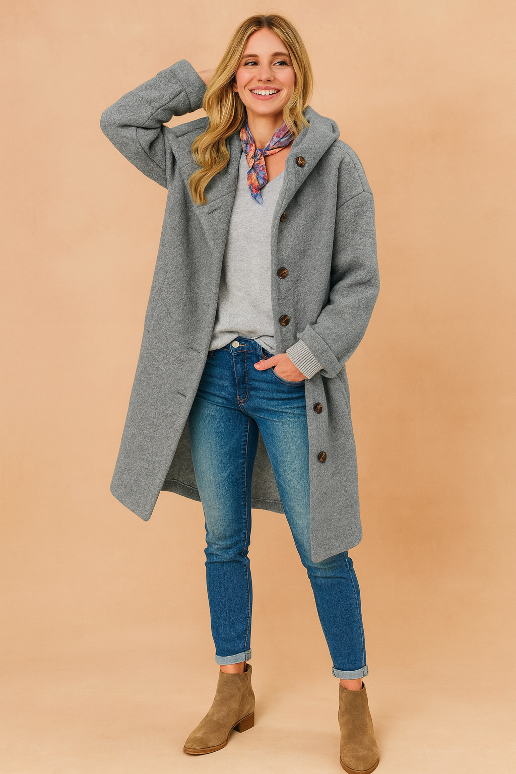 Severine Aubert | Hooded Wool Coat - Image 4
