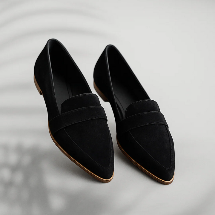 Severine Loiret | Pointed Toe Penny Loafers - Image 2