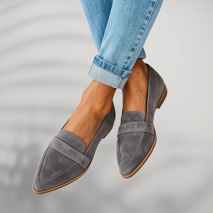 Severine Loiret | Pointed Toe Penny Loafers - Image 5