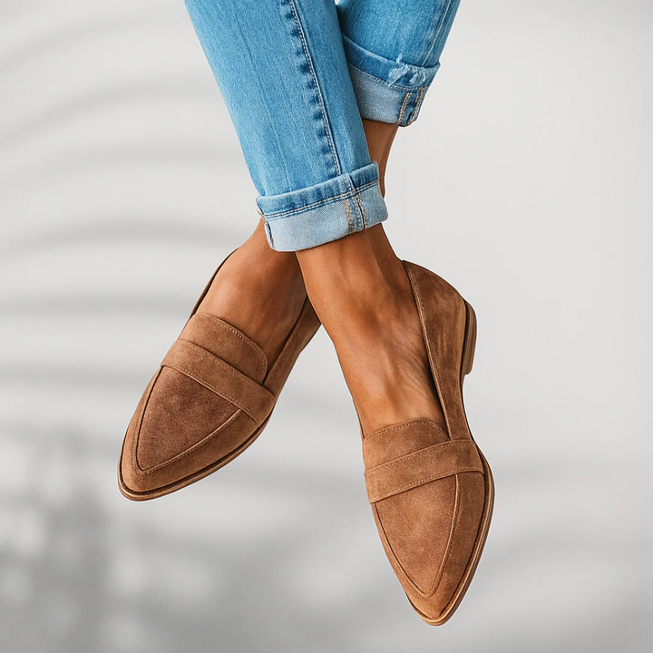 Severine Loiret | Pointed Toe Penny Loafers - Image 7