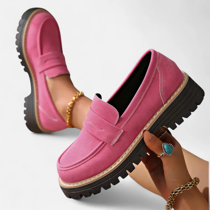 Skylar | Premium Orthopedic Heeled Loafers – View 2