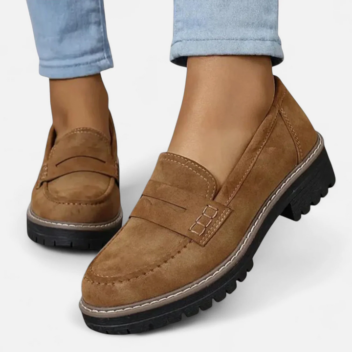 Skylar | Premium Orthopedic Heeled Loafers – View 3
