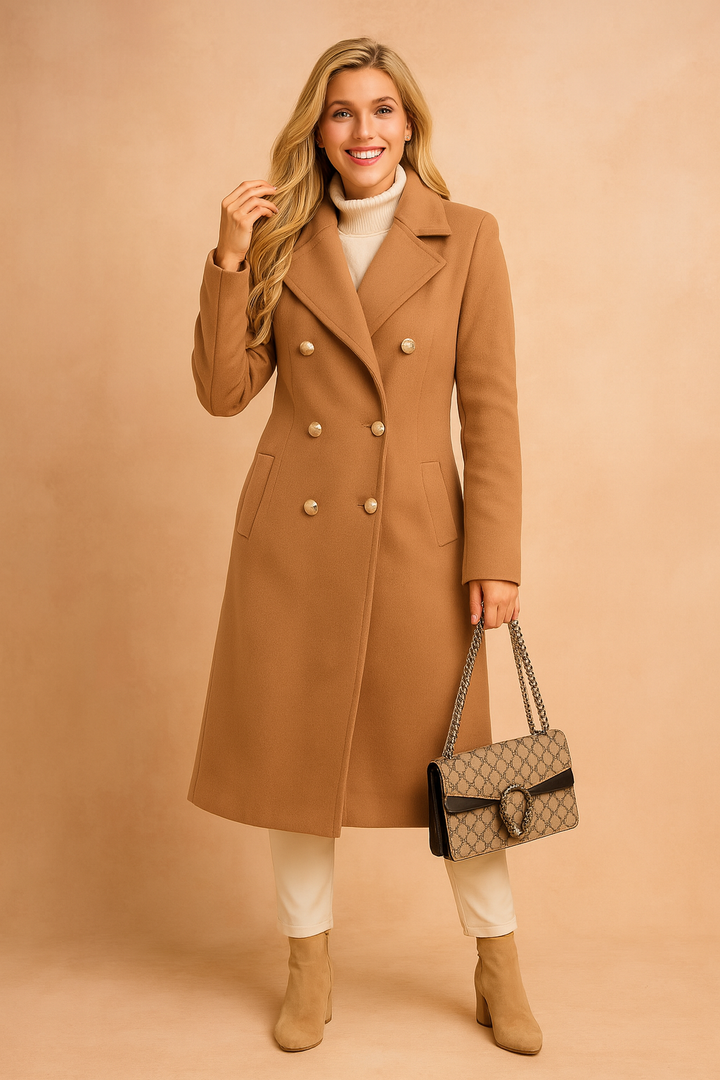 Theodora Lambert | Double-Breasted Wool Coat - Image 5