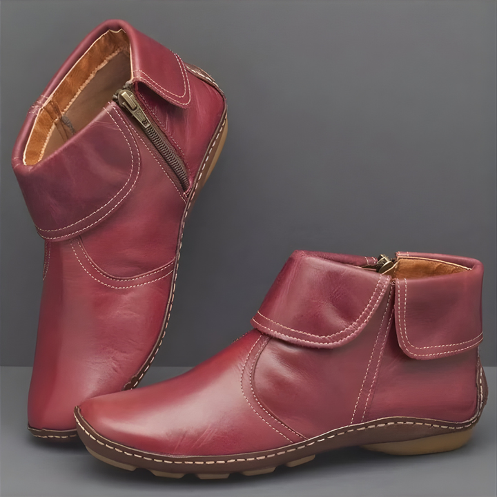 Vianne | Waterproof Side Zip Ankle Boots