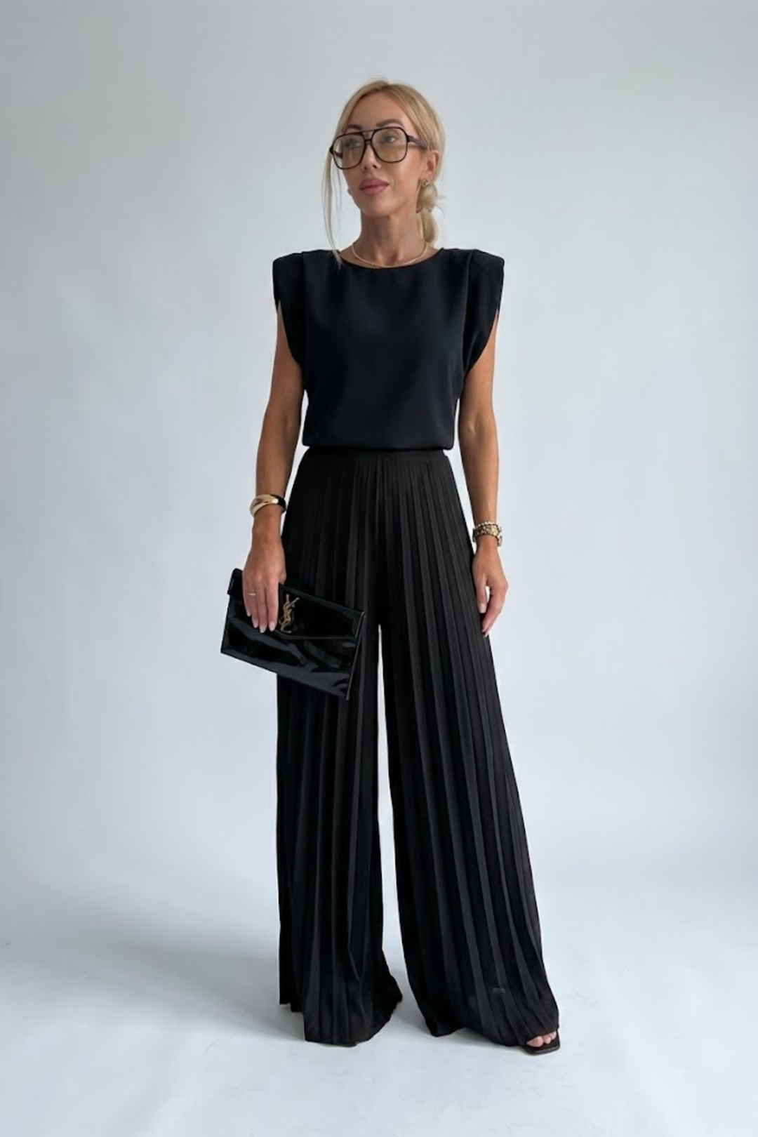 Victoire Lasalle | Pleated Wide-Leg Jumpsuit - Image 1