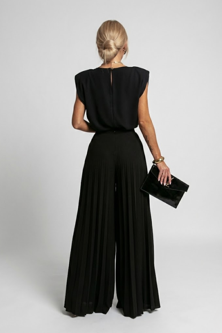 Victoire Lasalle | Pleated Wide-Leg Jumpsuit - Image 2
