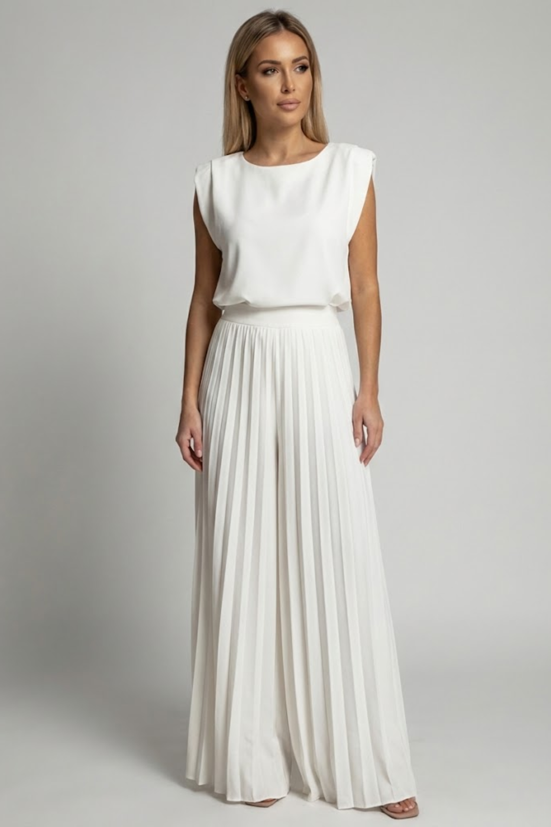 Victoire Lasalle | Pleated Wide-Leg Jumpsuit - Image 5