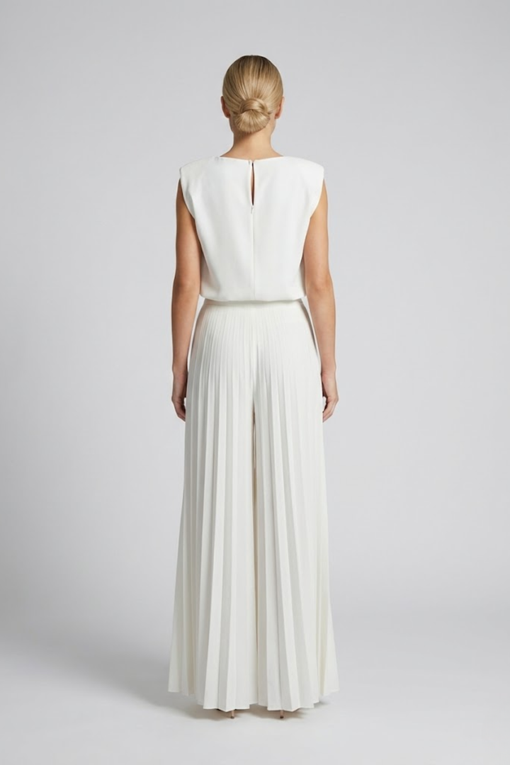 Victoire Lasalle | Pleated Wide-Leg Jumpsuit - Image 6