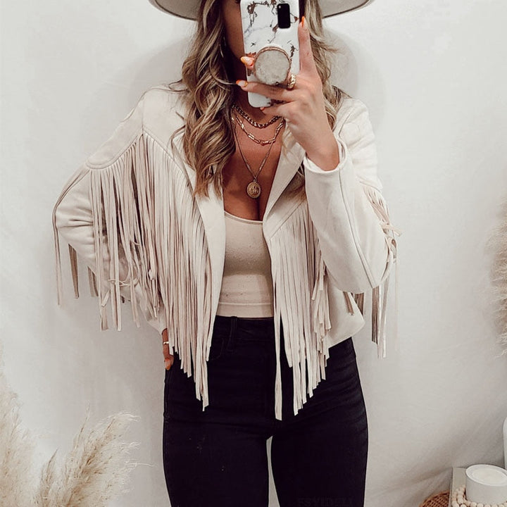 Zoe Castellane | Fringe Suede Jacket - Image 11