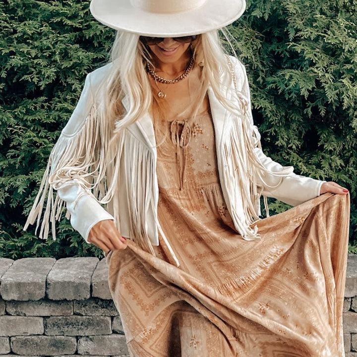 Zoe Castellane | Fringe Suede Jacket - Image 12