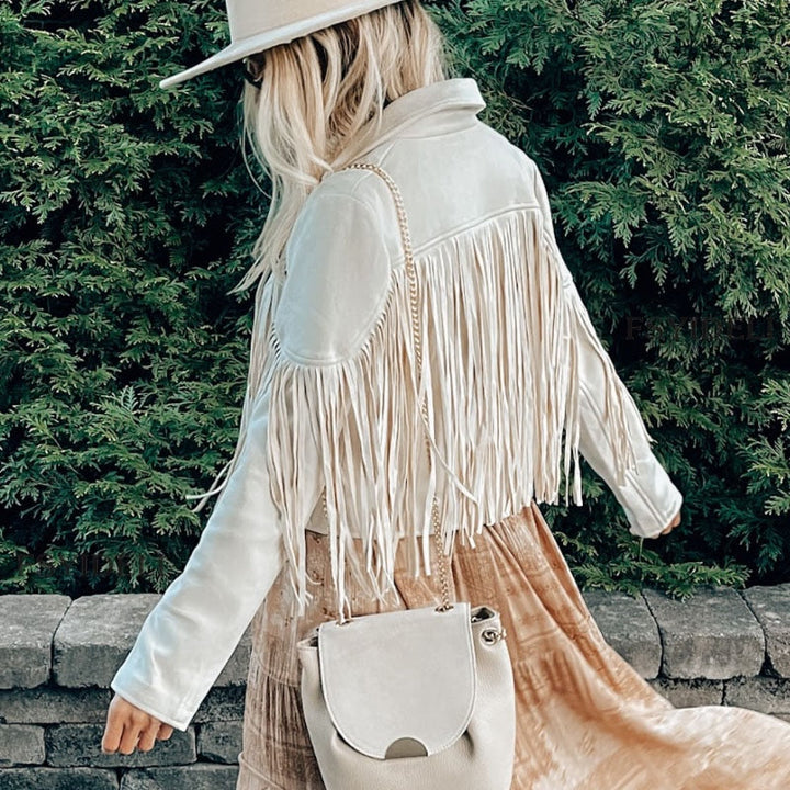 Zoe Castellane | Fringe Suede Jacket - Image 13