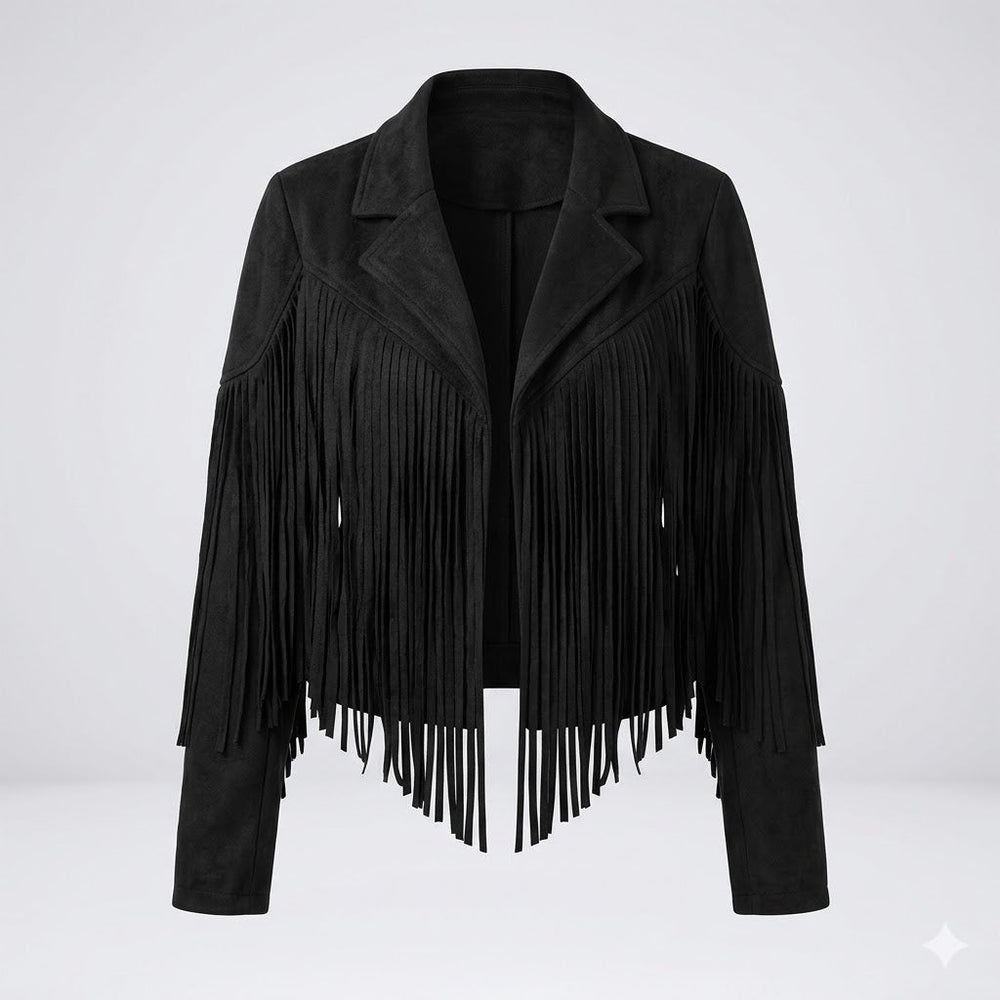 Zoe Castellane | Fringe Suede Jacket - Image 2