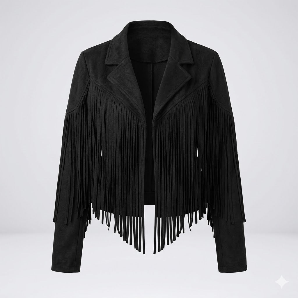 Zoe Castellane | Fringe Suede Jacket - Image 2