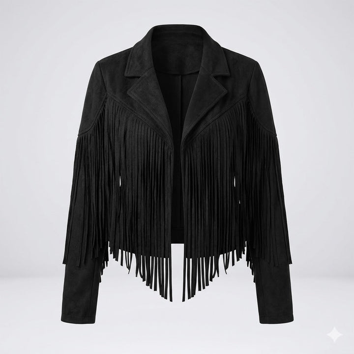 Zoe Castellane | Fringe Suede Jacket - Image 2