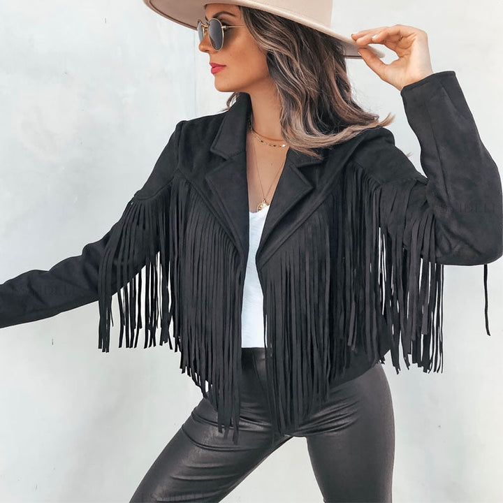 Zoe Castellane | Fringe Suede Jacket - Image 3