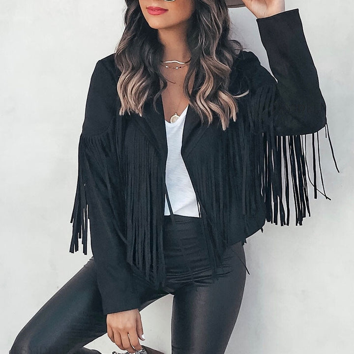 Zoe Castellane | Fringe Suede Jacket - Image 5