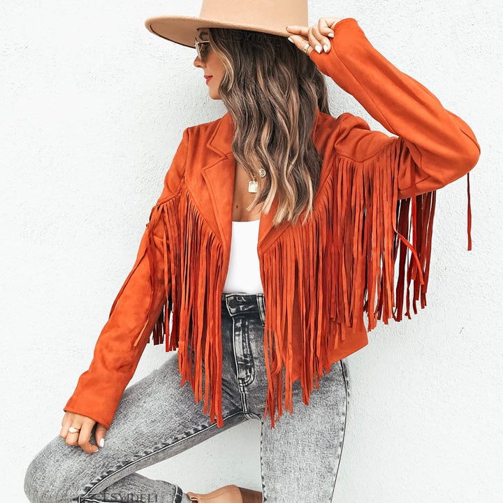 Zoe Castellane | Fringe Suede Jacket - Image 8